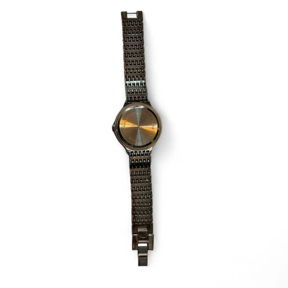 Vintage Silver Tone‎ Multicolored Indices Watch